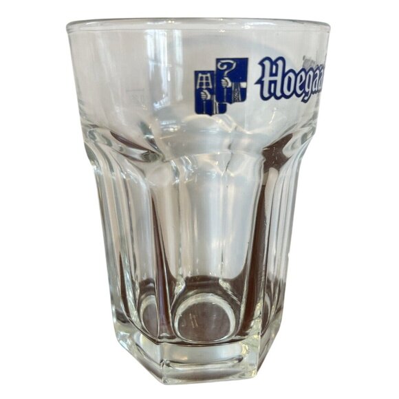 Hoegaarden Belgian Hexagonal Original Wheat Beer Pint Glass 0.25 L - Picture 3 of 8